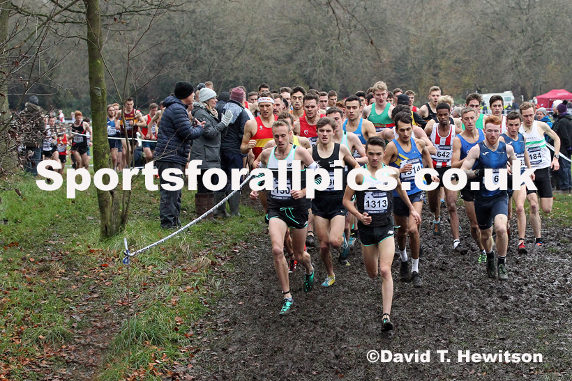 Senior and under-23 men, 2019 European Cross Country Trials and British Cross Challenge, Sefton Park, Liverpool.  Photo: David T. Hewitson/Sports for All Pics